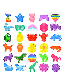 Fashion Rainbow Monkey Rainbow Animal Children's Decompression Desktop Educational Toys