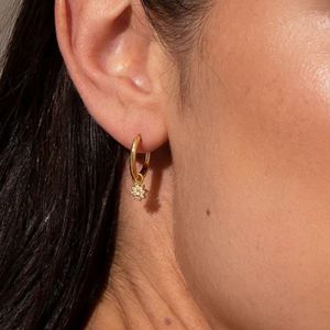 Fashion Gold Metal Diamond Geometric Earrings