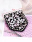 Fashion Multi-color Diamond Decorated Patch