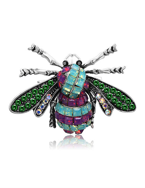Fashion Multi-color Cartoon Insect Shape Design Brooch