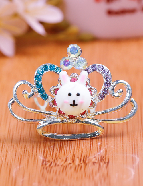 Lovely Multi-color Rabbit&crown Decorated Child Hair Hoop(small)