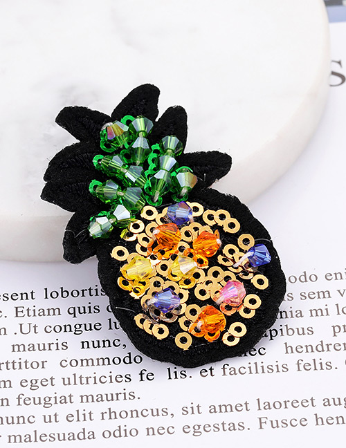 Fashion Multi-color Pineapple Shape Decorated Patch