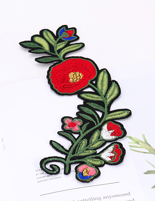 Fashion Multi-color Flower Shape Decorated Patch