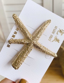 Fashion Gold/starfish Metal Bangles Hair Clip