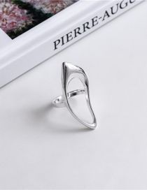 Fashion Silver Sterling Silver Irregular Geometric Ring