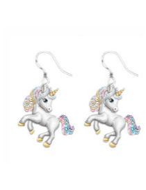 Fashion Unicorn Alloy Color Unicorn Stud Earrings