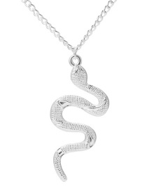 Fashion 3# Alloy Serpentine Double Necklace