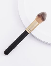 Fashion Black Single Black Flame Brush Loose Powder Brush Makeup Brush