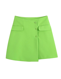 Fashion Green Woven Pocket