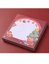 Fashion Christmas Gift Paper Cartoon Christmas Sticky Notes
