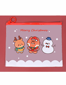 Fashion Christmas Snowman Cartoon Christmas File Bag