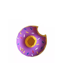 Fashion Donut Cup Holder Purple Pvc Inflatable Bread Beverage Cup Holder