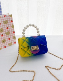 Fashion C Children's Color Pearl Handbag