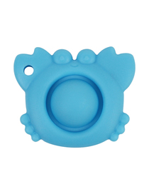 Fashion Crab Blue Decompression Keychain Pressing Toy