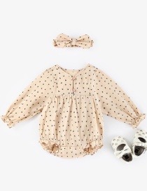 Fashion Apricot Xiaohuamanyin Newborn Baby Clothes