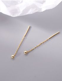 Fashion Gold Small Bean Ear Wire