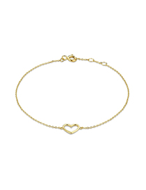 Fashion Gold - Style 1 Metal Cutout Heart Bracelet