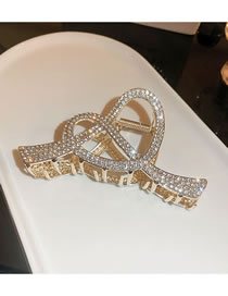 Fashion Grabbing-golden Metal Inlaid Diamond Love Grabbing